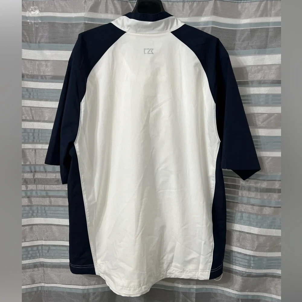Cutter & Buck West Virginia Half-Zip WeatherTec Pullover with Mountaineers Logo - Picture 2 of 9